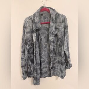 Forever 21 Tie-Dye Button-Up Shacket – Size M Women’s